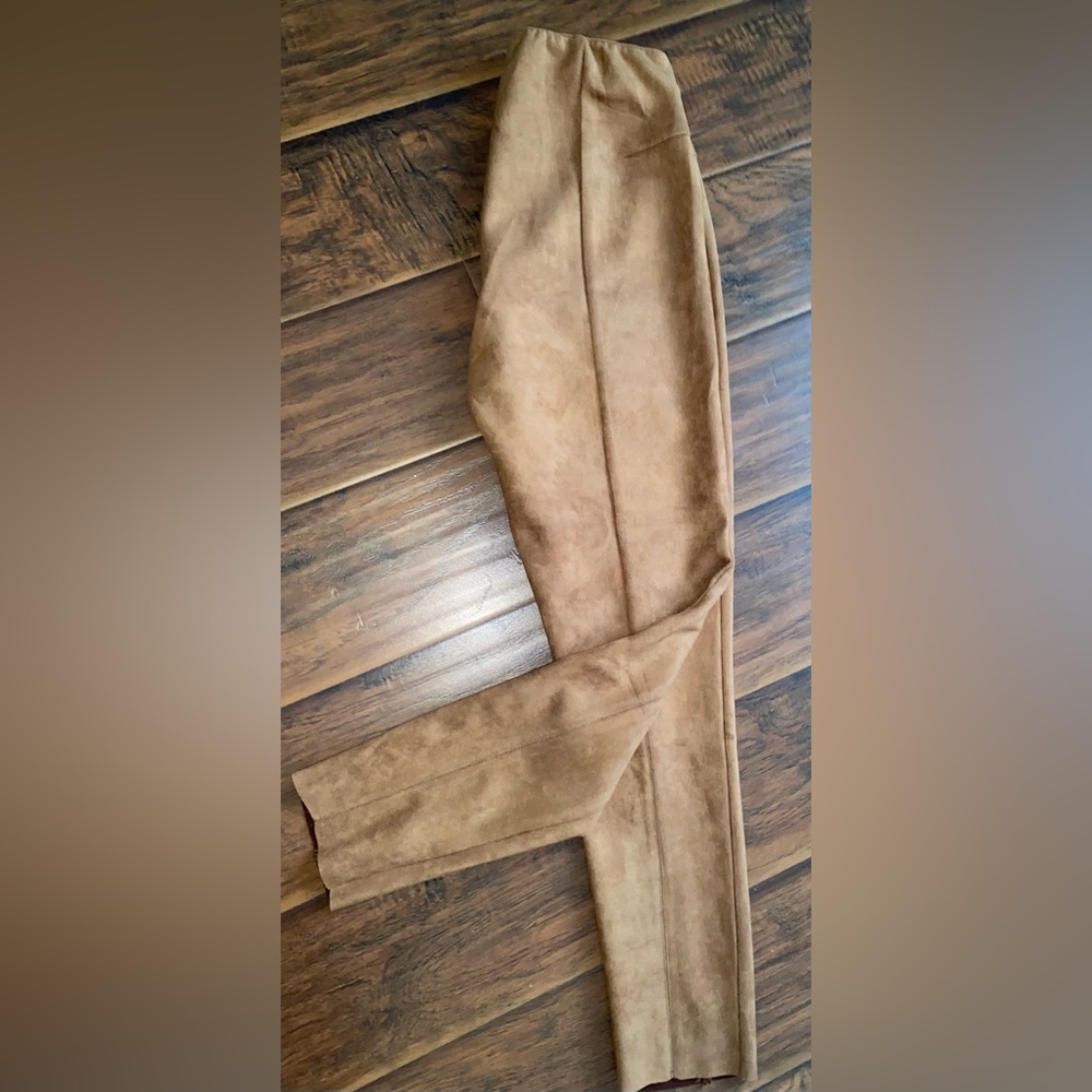 Tan Suede Pants